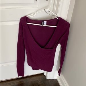 Gorgeous plum sweater